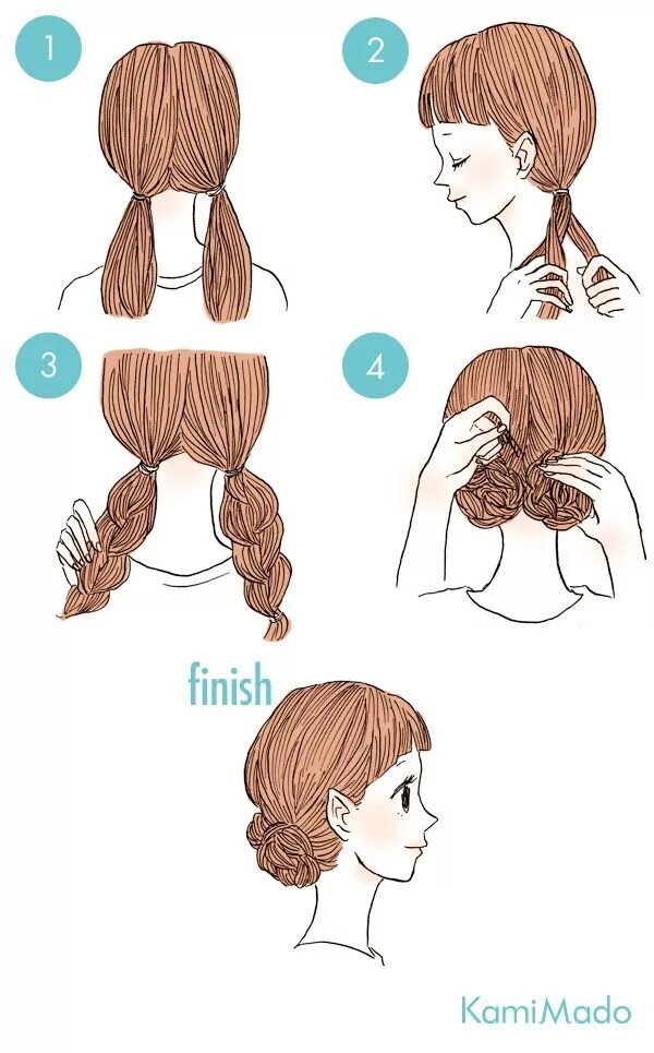 Названия легких причесок Pin by Yana Emoji on Макияж/Прически/Маникюр Long hair styles, Hair styles, Curl