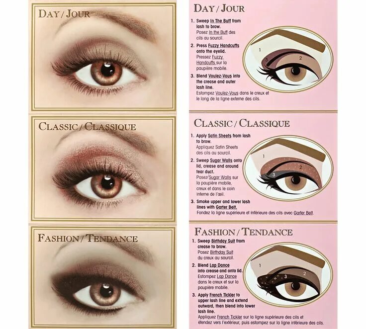 Названия макияжа глаз Eye Shadow High-Pigment & Cruelty-Free Formulas Too faced natural eyes, Too face