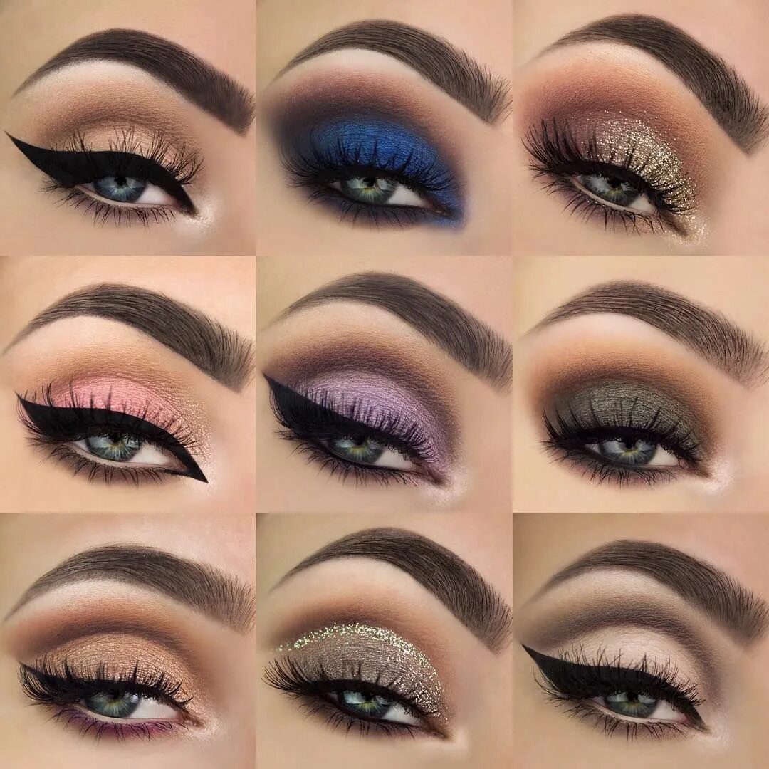 Названия макияжей M A K E U P T H A N G on Instagram: "Hey guys! Which one of the looks above woul