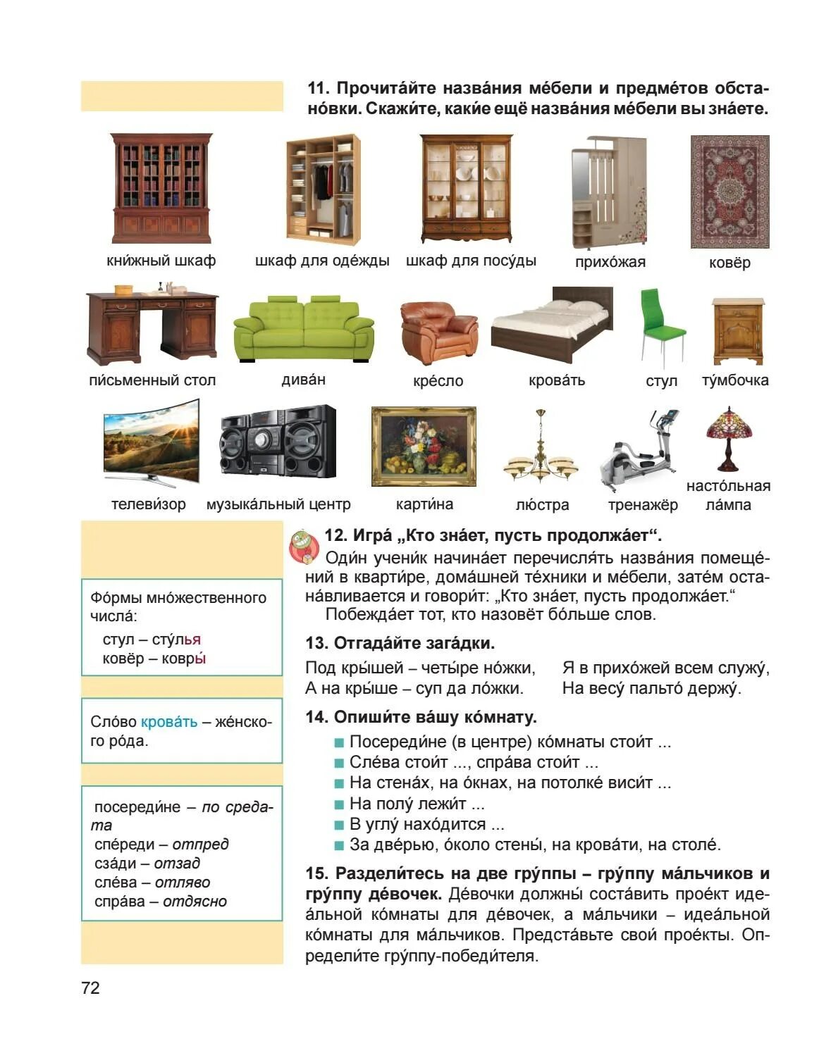 Названия мебели интерьере Название мебели с картинками HeatProf.ru