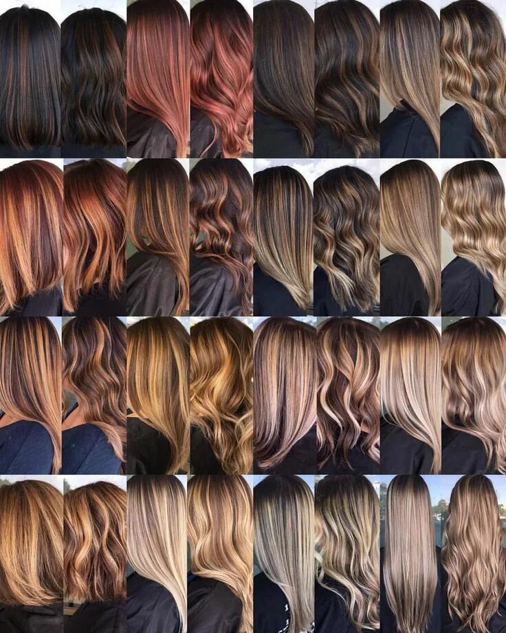 Названия окрашивания волос с фото Click here right now for more hairstyles just like this! #shortauburnbalayage Ha
