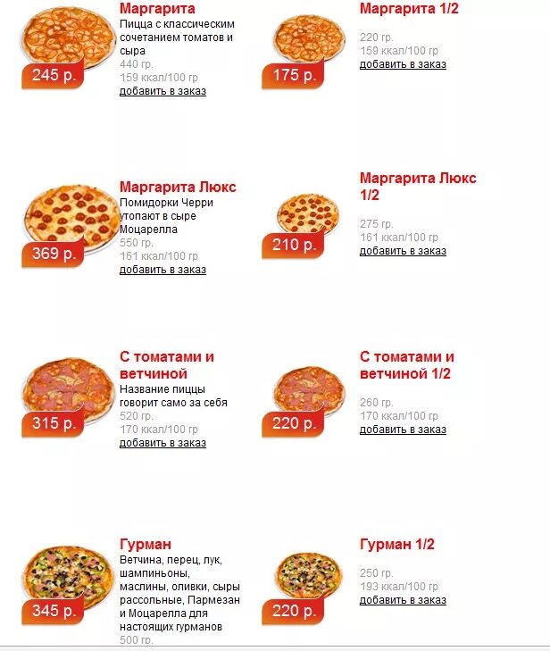 Названия пиццы их состав и фото Пицарелла г стерлитамак - блог Санатории Кавказа