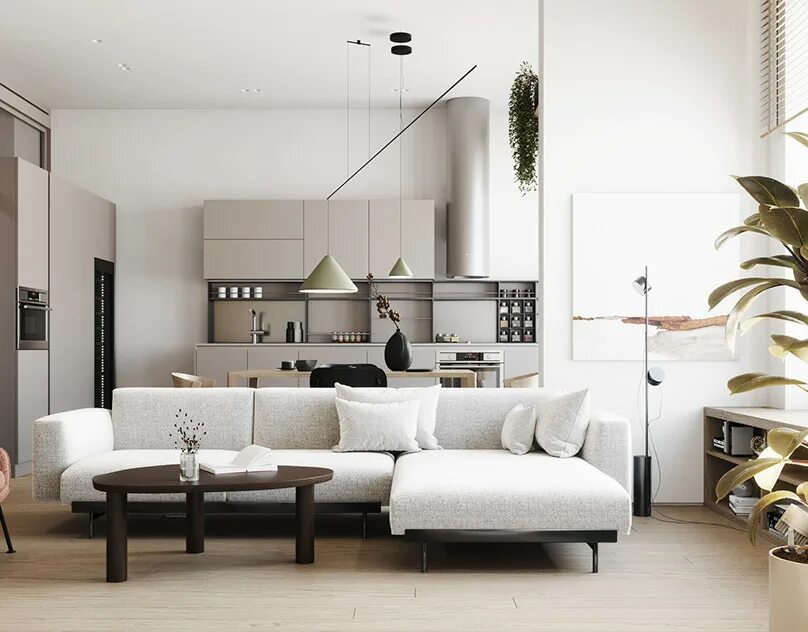 Названия современных интерьеров KubKvadrat studio on Behance