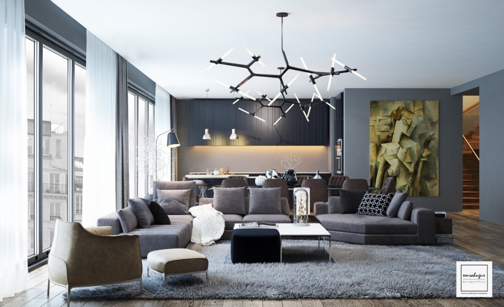 Названия современных интерьеров 30 Living Rooms That Transcend Design Eras Living room modern, Open space living