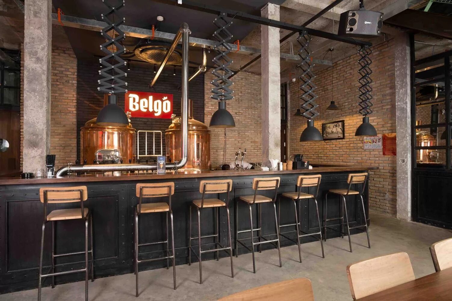 Названия в стиле лофт Gallery of Industrial Brewery Pub In Saigon / T3 ARCHITECTS - 2 Pub interior des