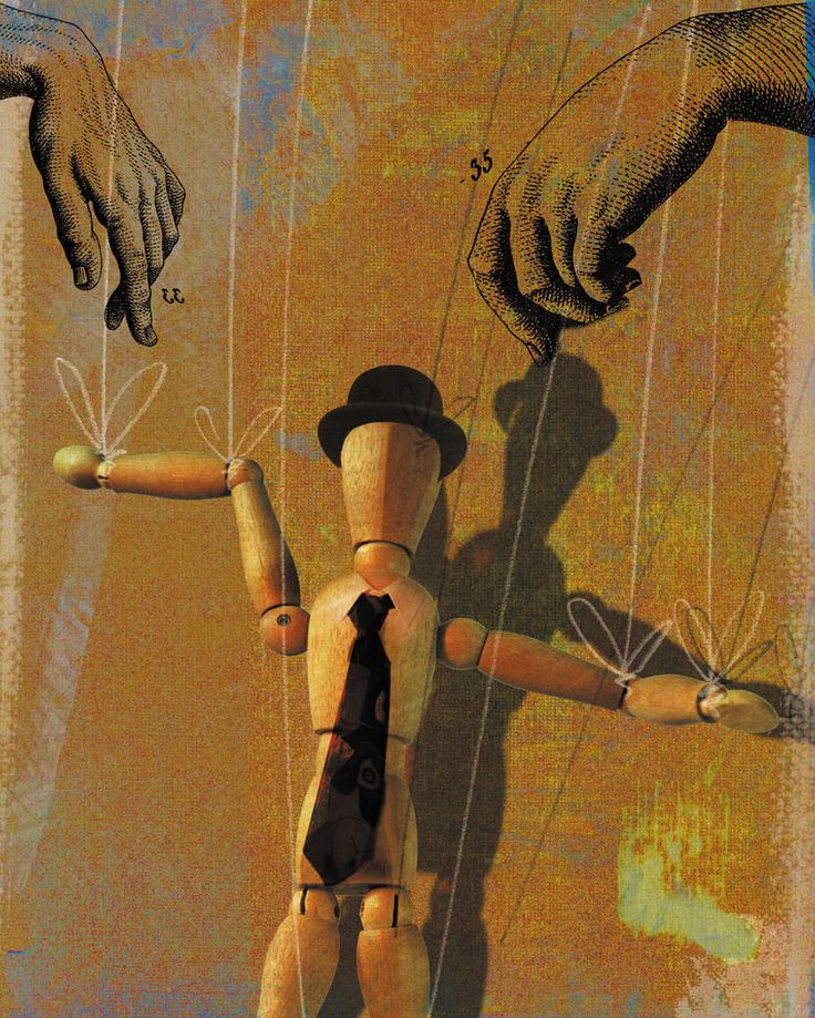 Не быть использованным фото Puppet, dark, DIY/Collage style, shadow