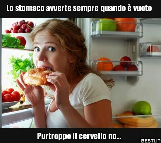 Не есть после 18.00 фото Lo stomaco avverte sempre quando è vuoto Purtroppo il.. BESTI.it - immagini dive