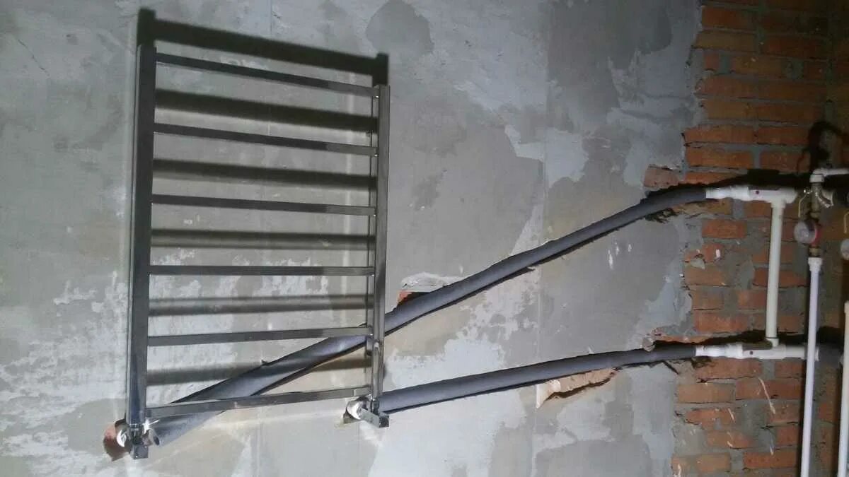 Не греет полотенцесушитель с нижним подключением Как правильно подключить полотенцесушитель Страница 104