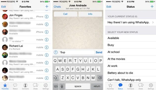Не отправляются фото в ватсап на айфоне WhatsApp Messenger gets its long-awaited iOS 7 makeover