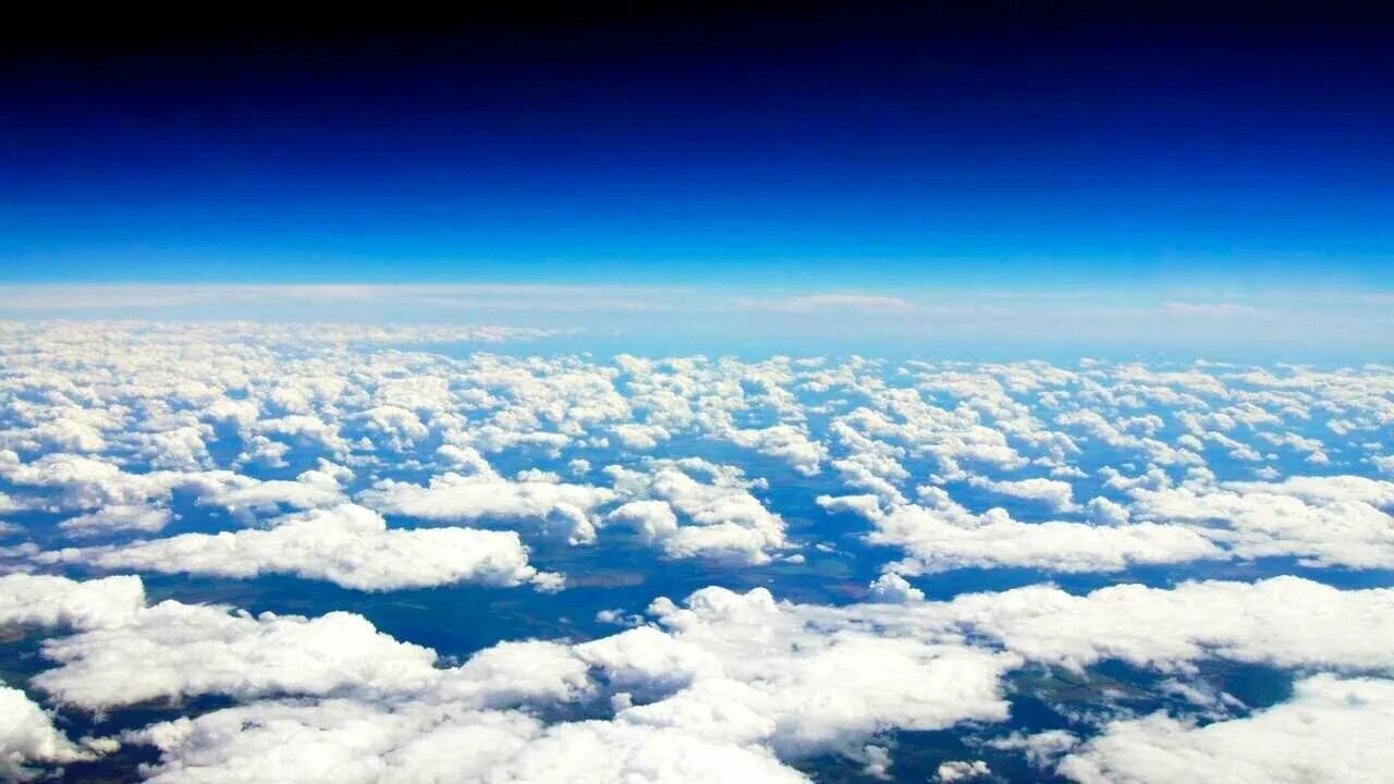 Небо над облаками фото Картина на холсте 60x110 LinxOne "Облака небо высота полета" интерьерная для дом