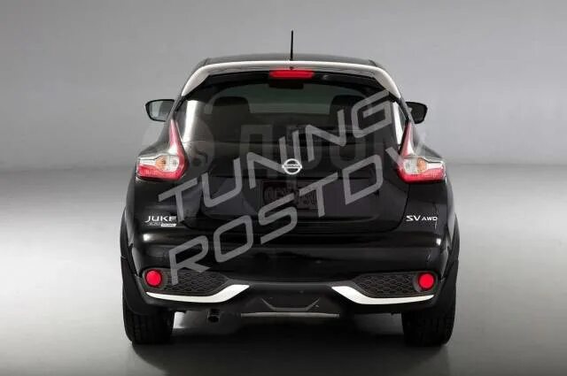 Ниссан фото сзади Купить Спойлер бордовый Nissan Juke 2010 во Владивостоке по цене: 1 750 ₽ - част