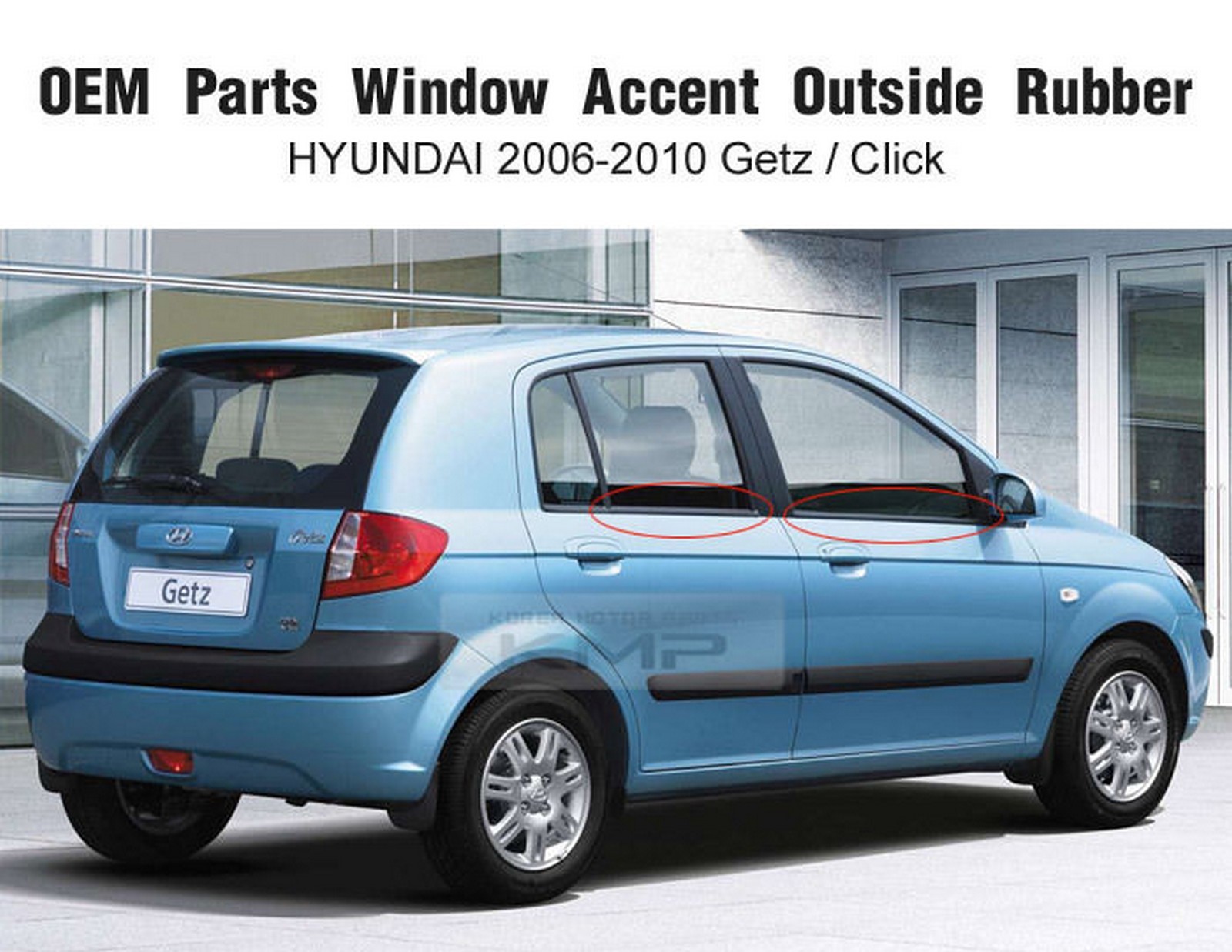 Ниссан гетц фото OEM Parts Window Accent Outside Rubber Molding For HYUNDAI 2006-2012 Getz /Click