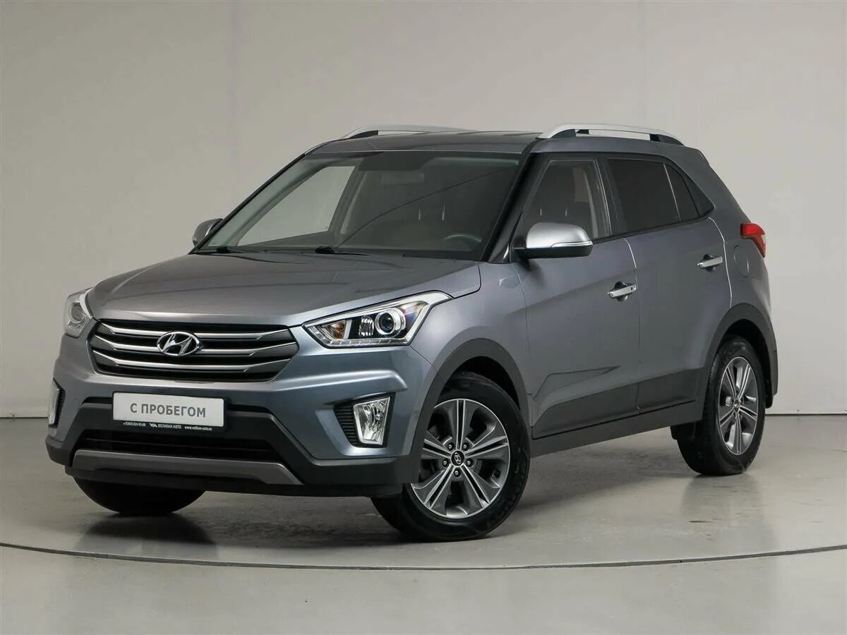 Ниссан грета фото Купить б/у Hyundai Creta I 2.0 AT (150 л.с.) 4WD бензин автомат в Балашихе: серы