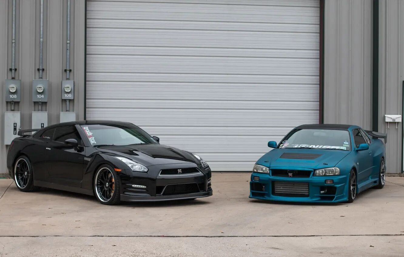 Ниссан гтр 34 фото Обои nissan, black, skyline, japan, jdm, tuning, gtr, r34 на телефон и рабочий с