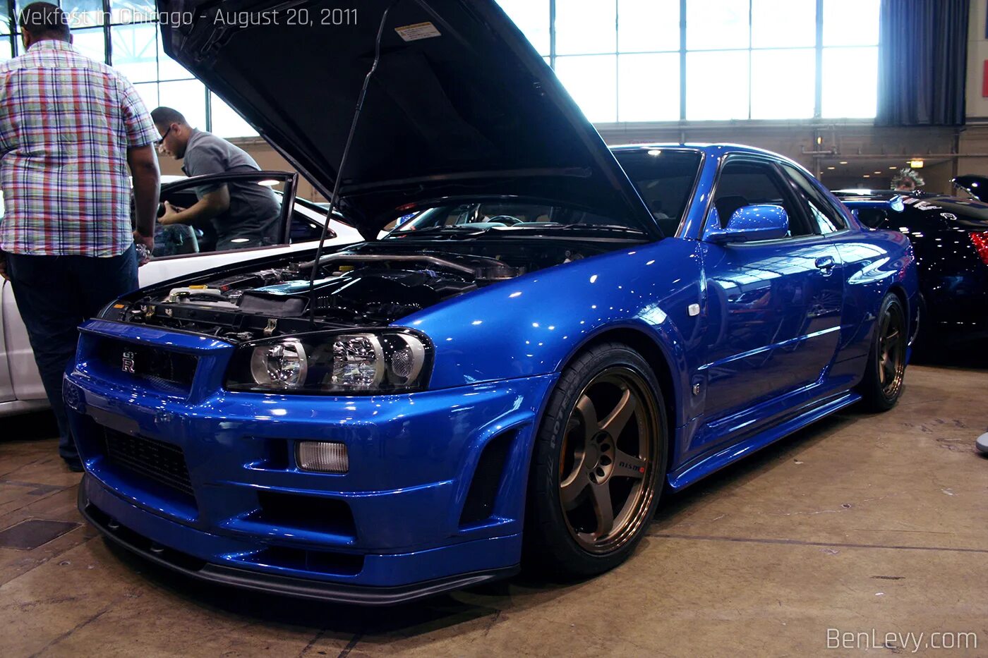 Ниссан гтр 34 тюнинг Blue R34 Nissan Skyline GT-R - BenLevy.com