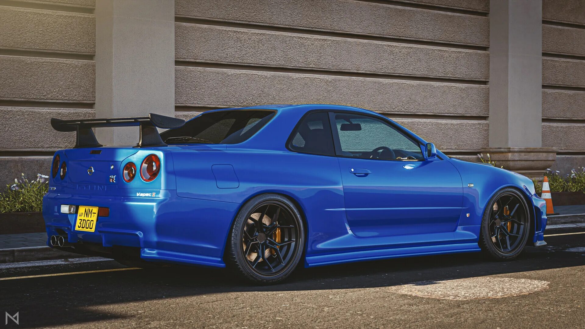 Ниссан гтр 34 зет тюнинг ArtStation - Nissan Skyline GTR34 parked