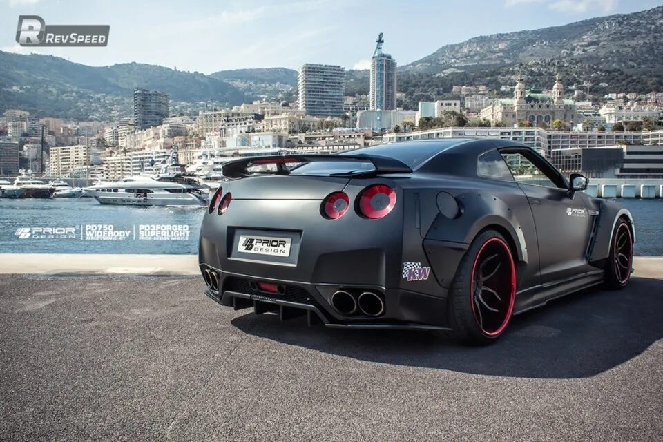 Ниссан гтр 35 фото Nissan GT-R R35 обвес от Prior Design - DRIVE2