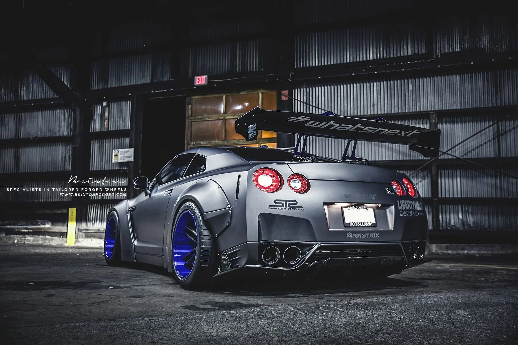 Ниссан гтр чип тюнинг Liberty Walk R35 GTR - Brixton Forged R25 Monaco Series // www.brixtonforged.com