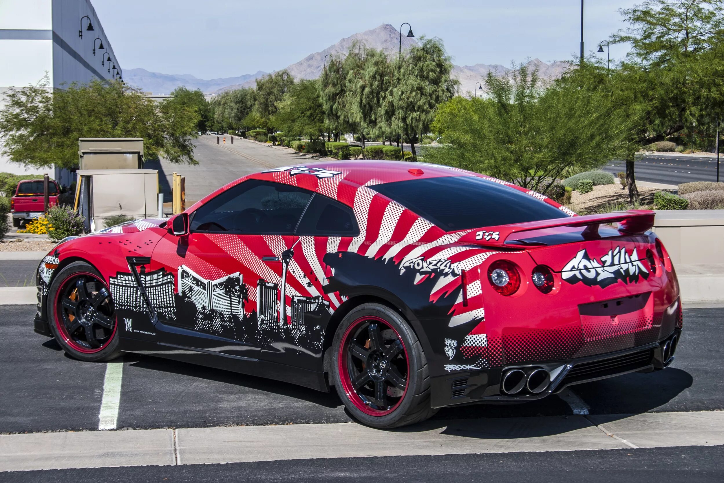 Ниссан гтр тюнинг в японском стиле Wrap r