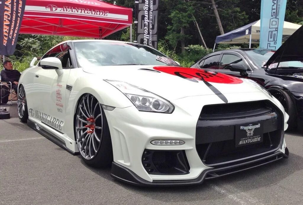 Ниссан гтр тюнинг в японском стиле Rowen Nissan GTR Showcased at StanceNation