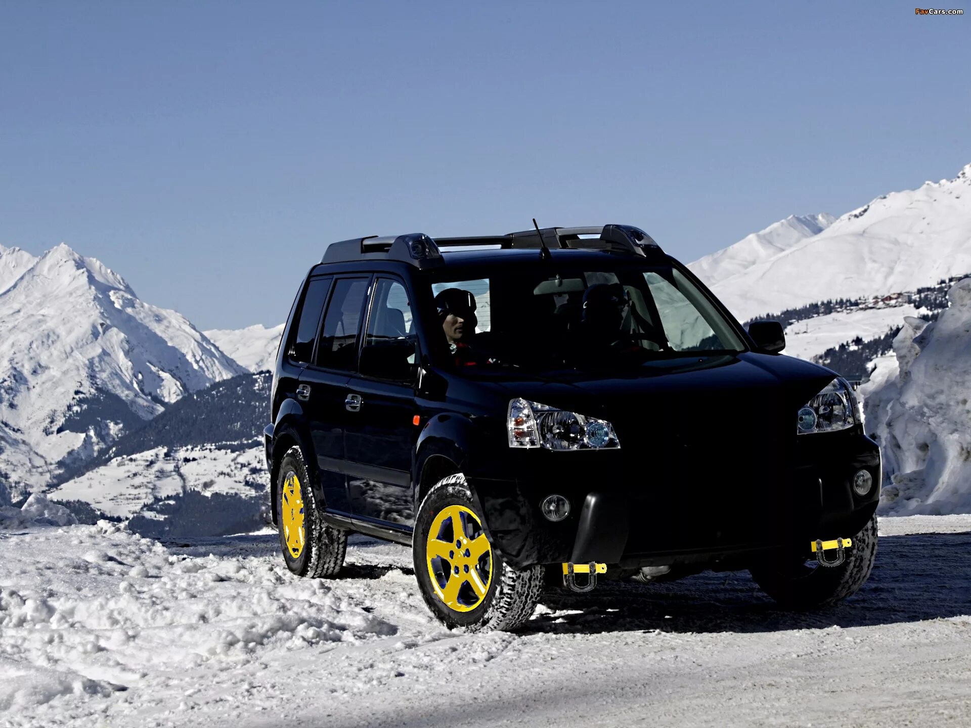 Ниссан х трайл фото Вид к которому стремимся - Nissan X-Trail I (t30), 2,5 л, 2005 года просто так D