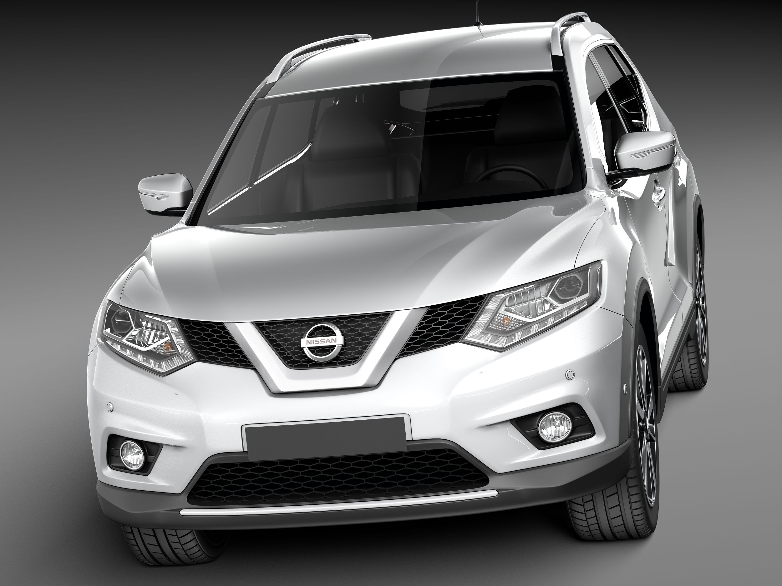 Ниссан х трейл 2014 года фото Nissan X-Trail 2014 3D Модель $129 - .obj .max .lwo .fbx .c4d .3ds - Free3D