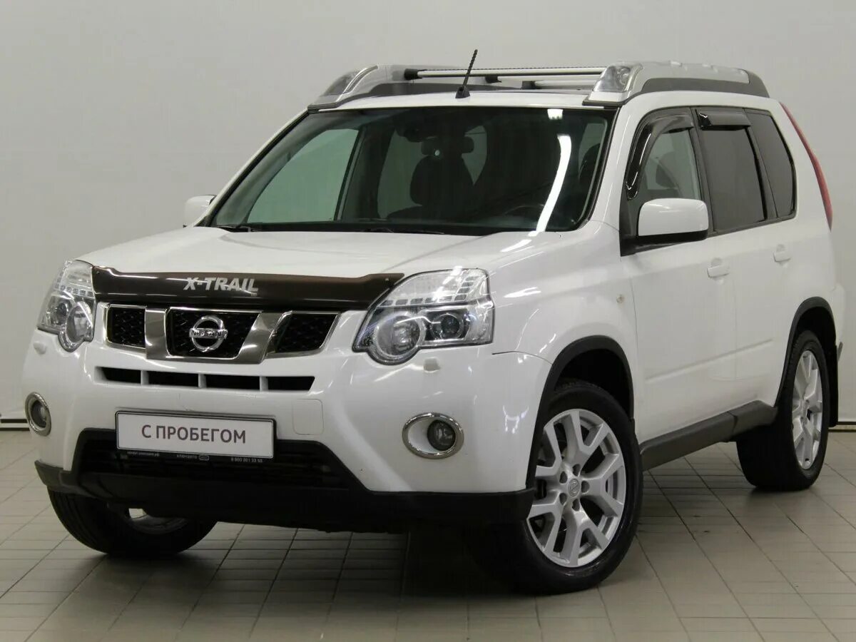 Ниссан х трейл белый фото Купить б/у Nissan X-Trail II Рестайлинг 2.0d AT (150 л.с.) 4WD дизель автомат в 
