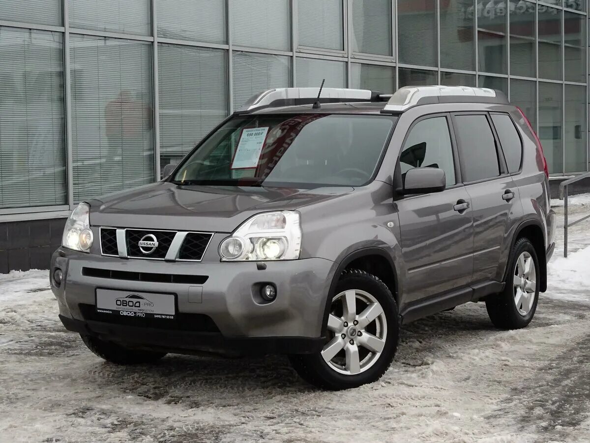 Ниссан х трейл бу фото Купить б/у Nissan X-Trail II 2.5 CVT (169 л.с.) 4WD бензин вариатор в Москве: се