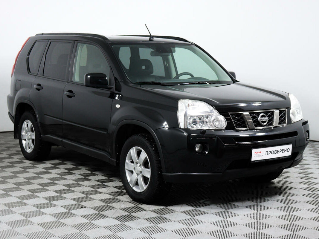Ниссан х трейл черный фото Купить б/у Nissan X-Trail II 2.5 CVT (169 л.с.) 4WD бензин вариатор в Москве: чё