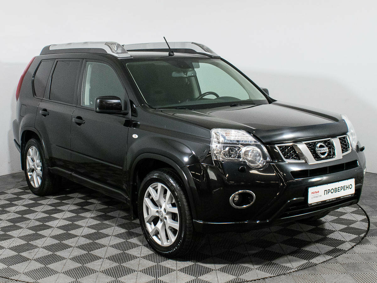 Ниссан х трейл черный фото Купить б/у Nissan X-Trail II Рестайлинг 2.0 CVT (141 л.с.) 4WD бензин вариатор в