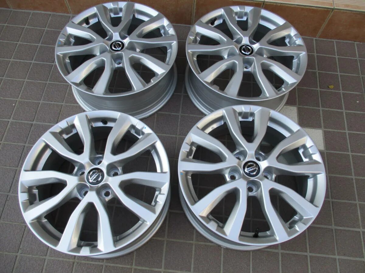 Ниссан х трейл диски фото Nissan оригинальные легкосплавные колесные диски 4 шт. комплект NISSAN 7J 114.3-