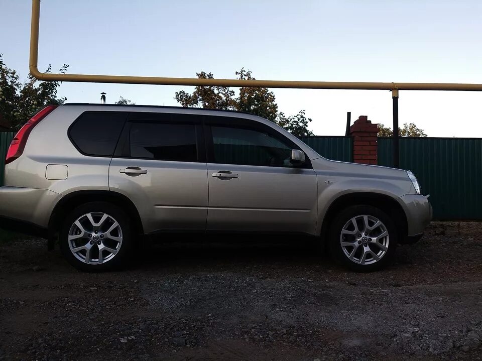 Ниссан х трейл диски фото Поменял диски на r18 - Nissan X-Trail II (t31), 2,5 л, 2008 года колёсные диски 