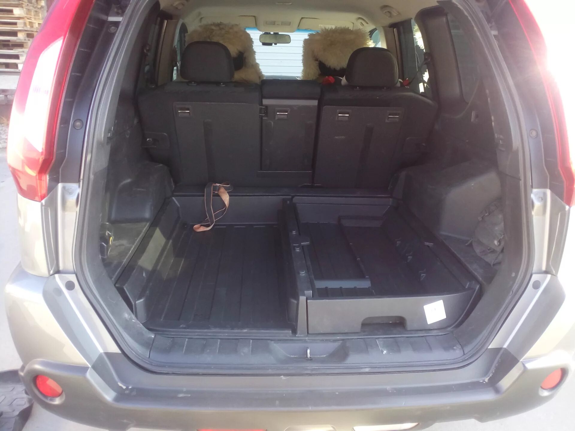 Ниссан х трейл фото багажника Органайзер в багажник - Nissan X-Trail II (t31), 2 л, 2011 года аксессуары DRIVE