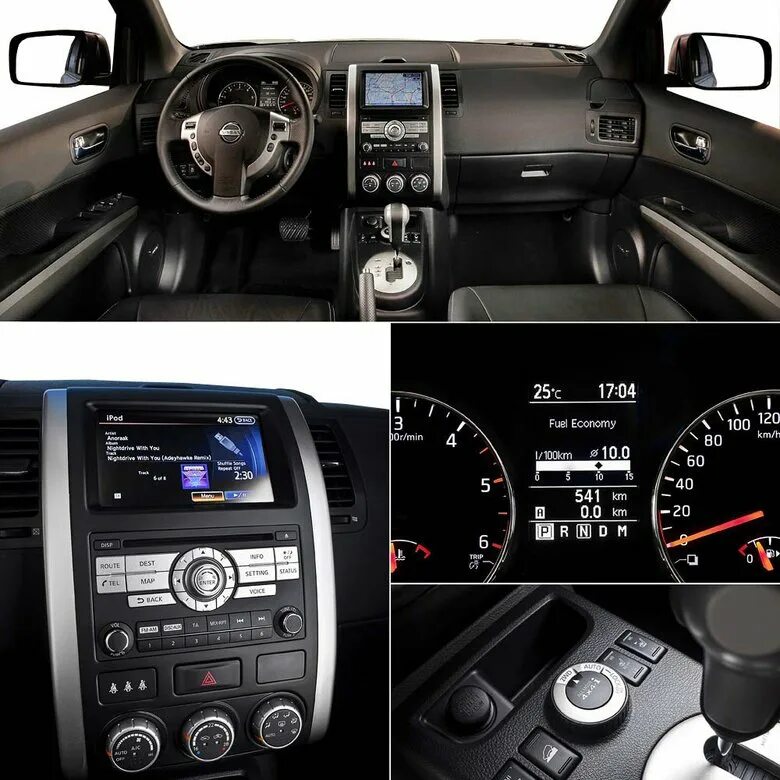 Ниссан х трейл фото панели Лучшие автомобили для зимы