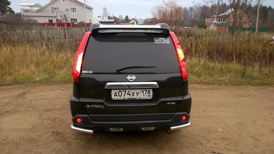 Ниссан х трейл фото сзади Рестайлинг задней части, часть № 3 - Nissan X-Trail II (t31), 2 л, 2008 года ста