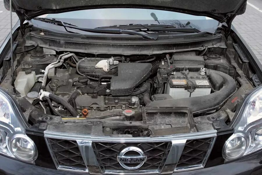 Ниссан х трейл под капотом фото Замена комплекта цепи ГРМ Nissan X-Trail T30/T31 2,5 л. (169 л.с.