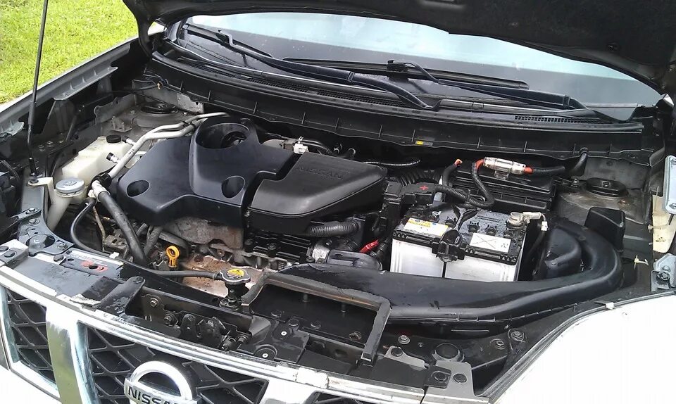 Ниссан х трейл под капотом фото Мойка двигателя - Nissan X-Trail II (t31), 2,5 л, 2007 года мойка DRIVE2