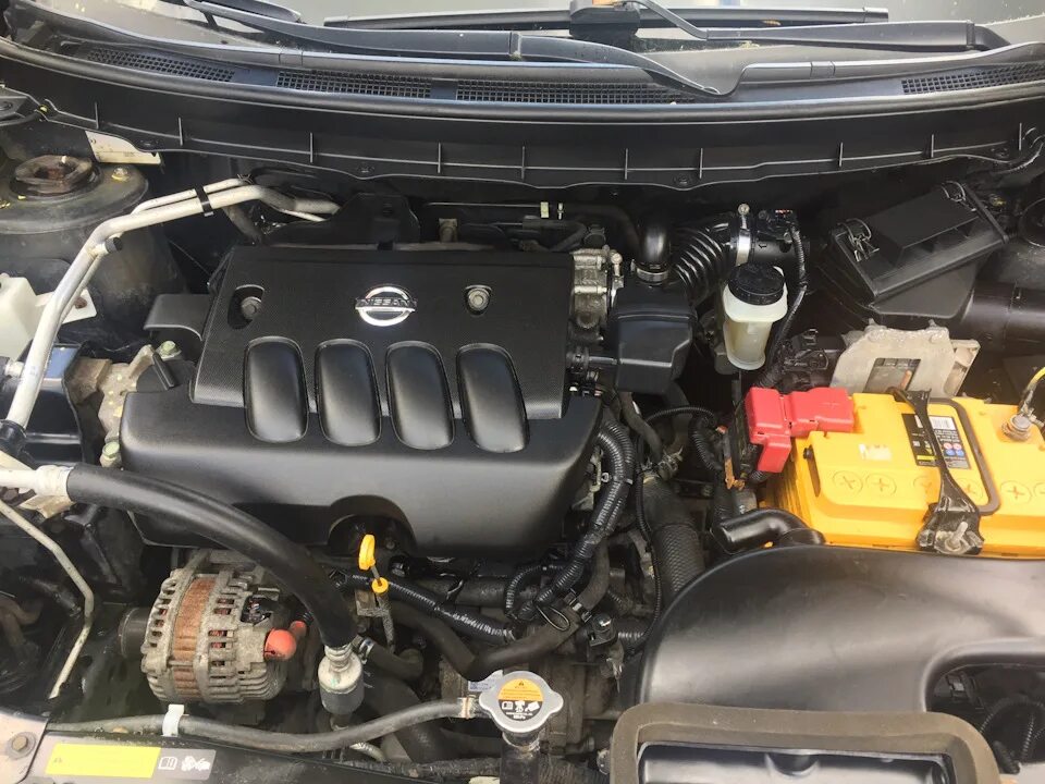 Ниссан х трейл под капотом фото Помыл под капотом. - Nissan X-Trail II (t31), 2 л, 2013 года мойка DRIVE2