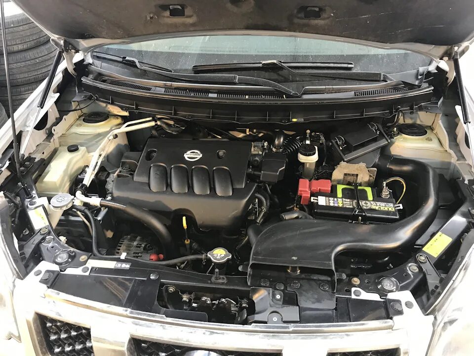 Ниссан х трейл под капотом фото Помыл двигатель паром - Nissan X-Trail II (t31), 2 л, 2012 года мойка DRIVE2