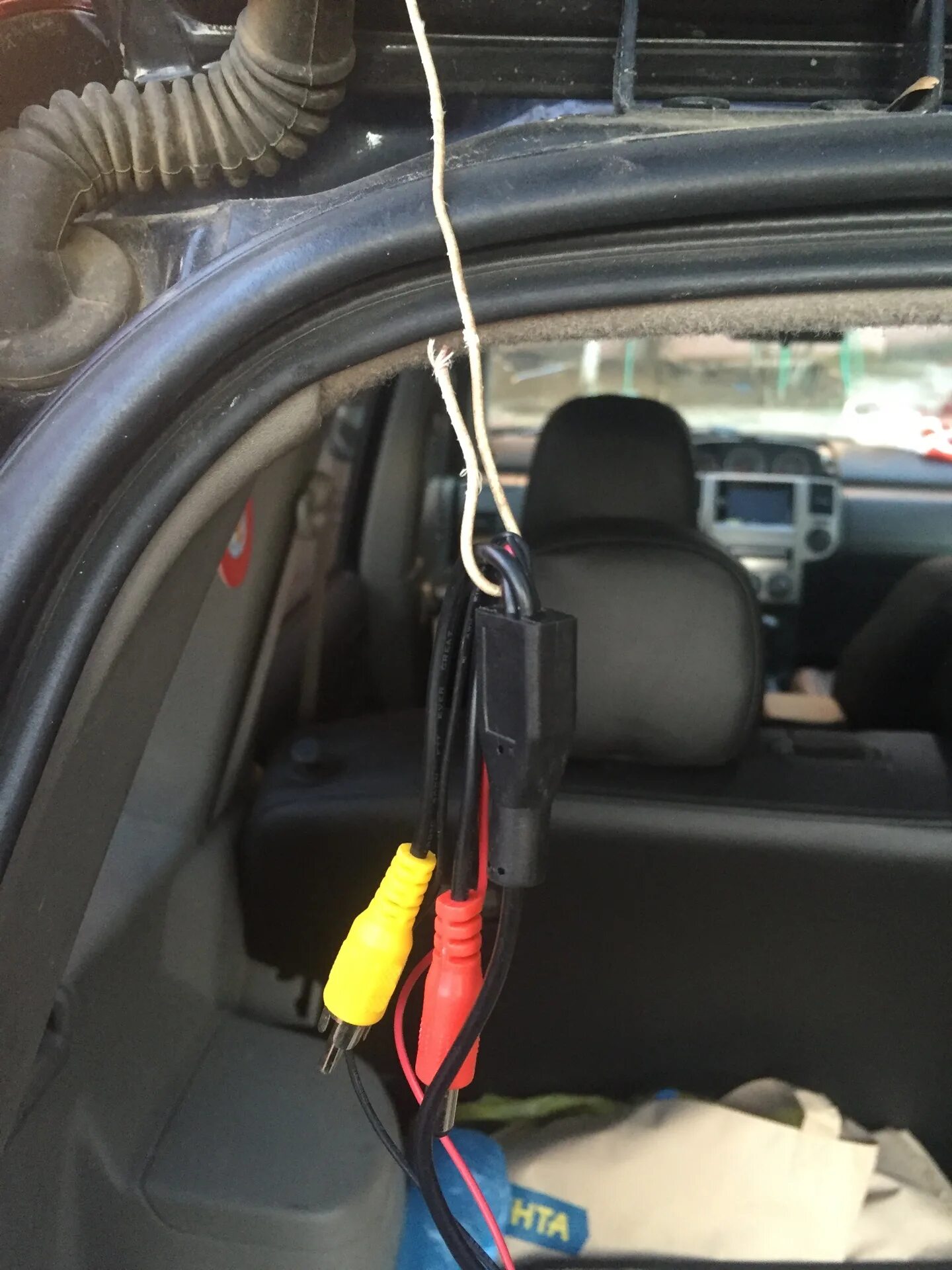 Ниссан х трейл подключение камеры заднего хода Подключение камеры заднего вида часть 2. - Nissan X-Trail I (t30), 2,5 л, 2005 г