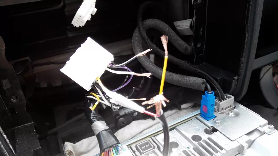 Ниссан х трейл подключение камеры заднего хода Установка передней камеры на комплектацию SE+ - Nissan Qashqai (1G), 2 л, 2011 г