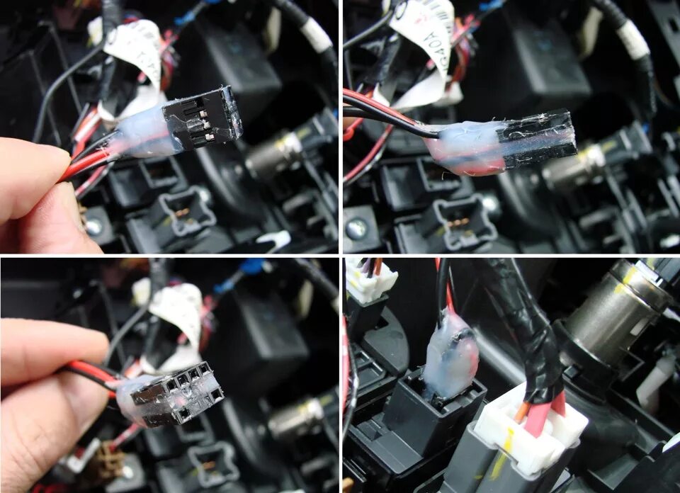 Ниссан х трейл подключение камеры заднего хода Подключение кнопки активации передней камеры - Nissan X-Trail II (t31), 2 л, 201