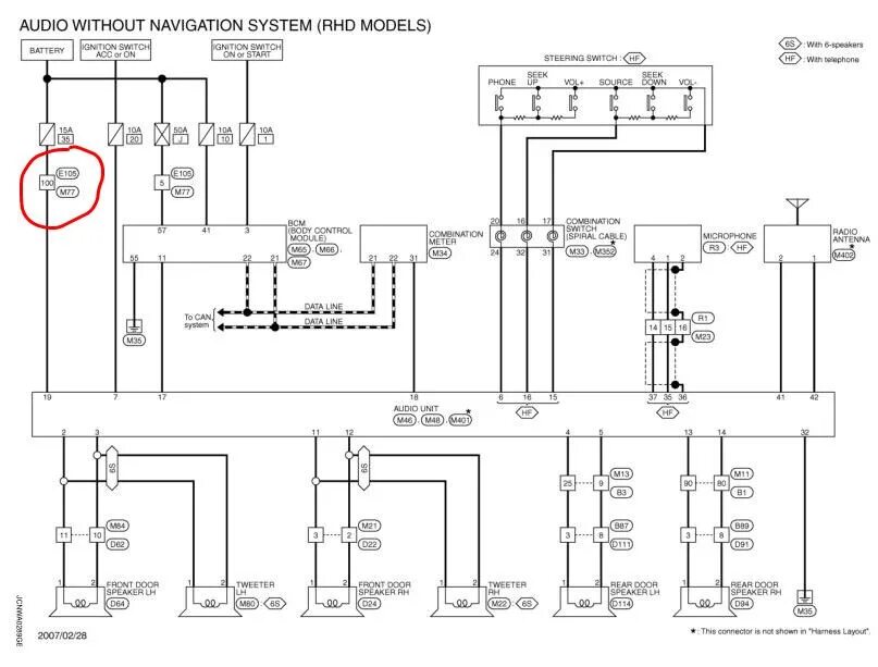 Ниссан х трейл схема подключения магнитолы Восстановление работы штатного ГУ nissan x-trail T31 - DRIVE2