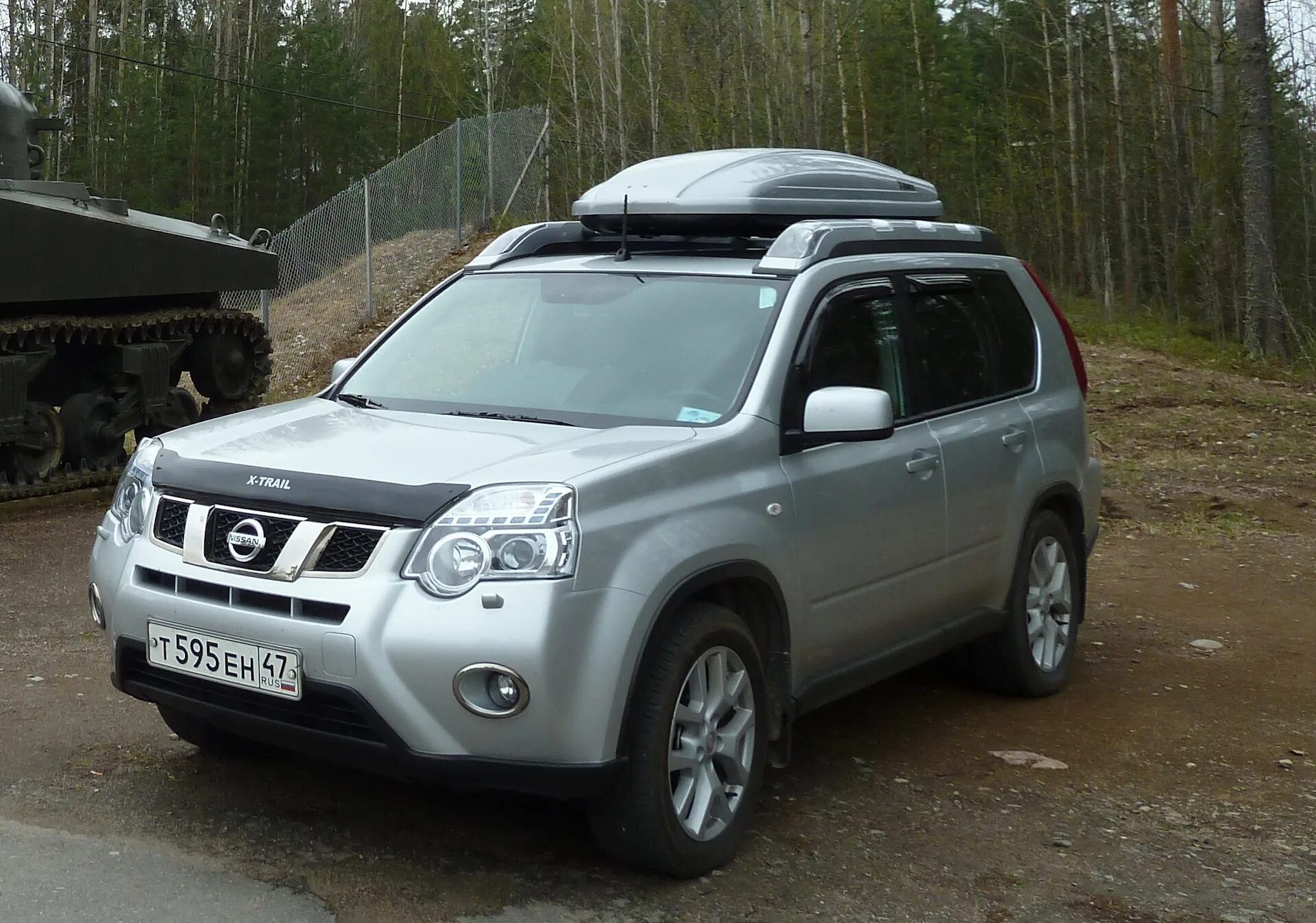 Ниссан х трейл т31 фото Thule Spirit 780 - Сообщество "Автобоксы (и всё что возим на крыше)" на DRIVE2