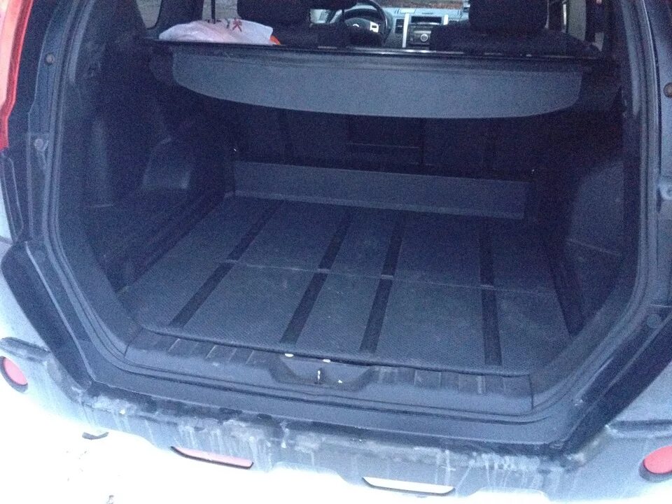 Ниссан х трейл т31 фото багажника Звуки из багажника - Nissan X-Trail II (t31), 2,5 л, 2007 года своими руками DRI