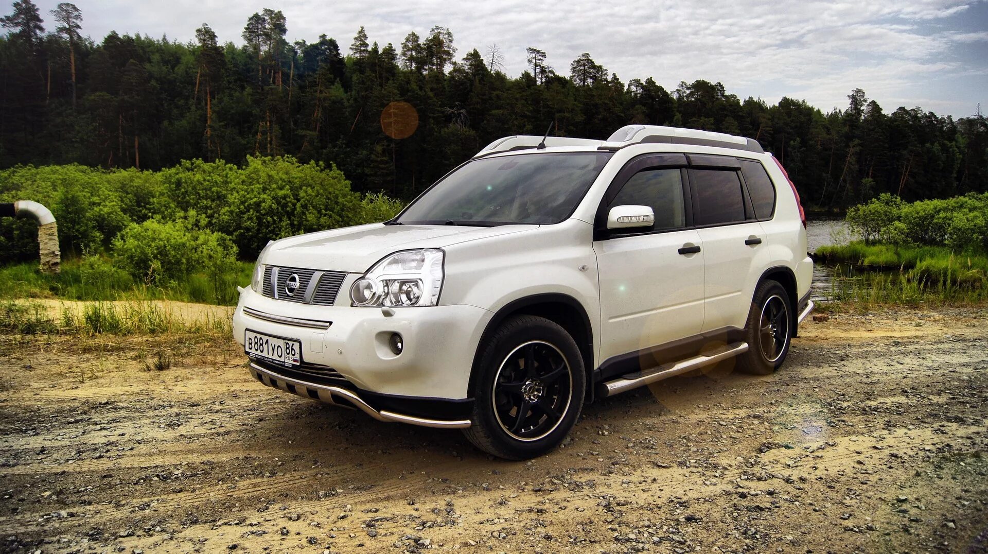 Ниссан х трейл т31 тюнинг внешний Сургут, немного фоток - Nissan X-Trail II (t31), 2,5 л, 2007 года фотография DRI