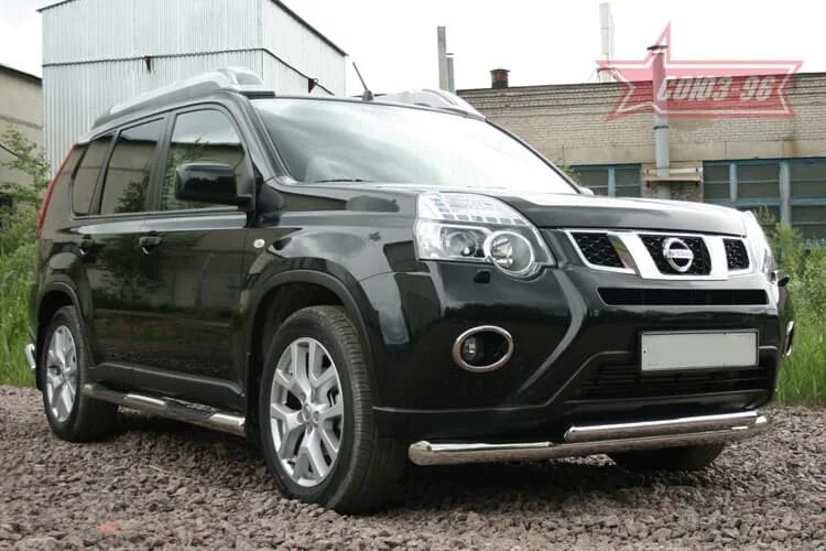 Ниссан х трейл тюнинг бамперов Передняя защита Союз-96 для NIssan X-Trail (2011-2014) II (T31) 2011-2014 NXTR.4