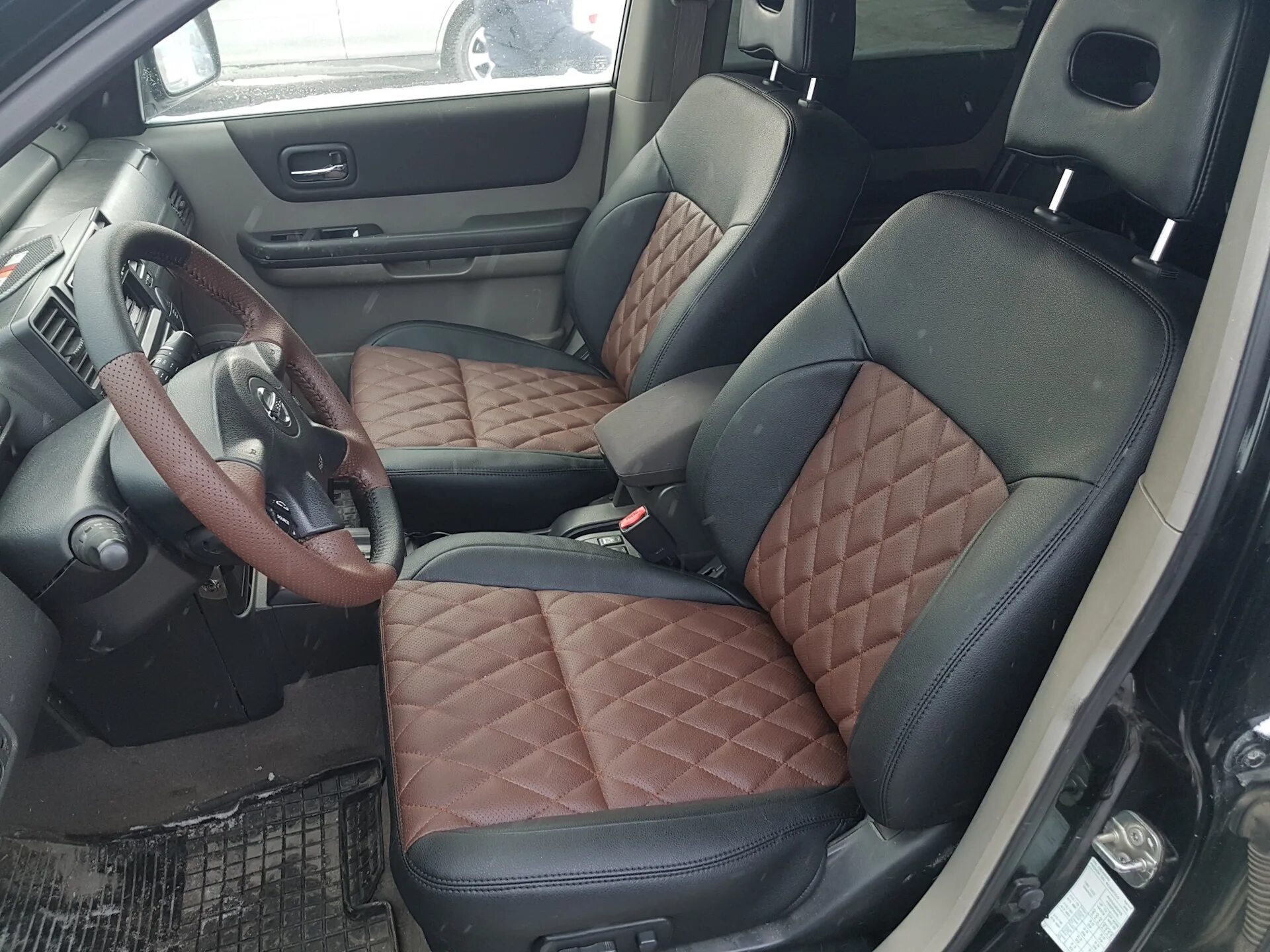 Ниссан х трейл тюнинг салона Перетяжка салона Nissan X-Trail 1й этап - DRIVE2
