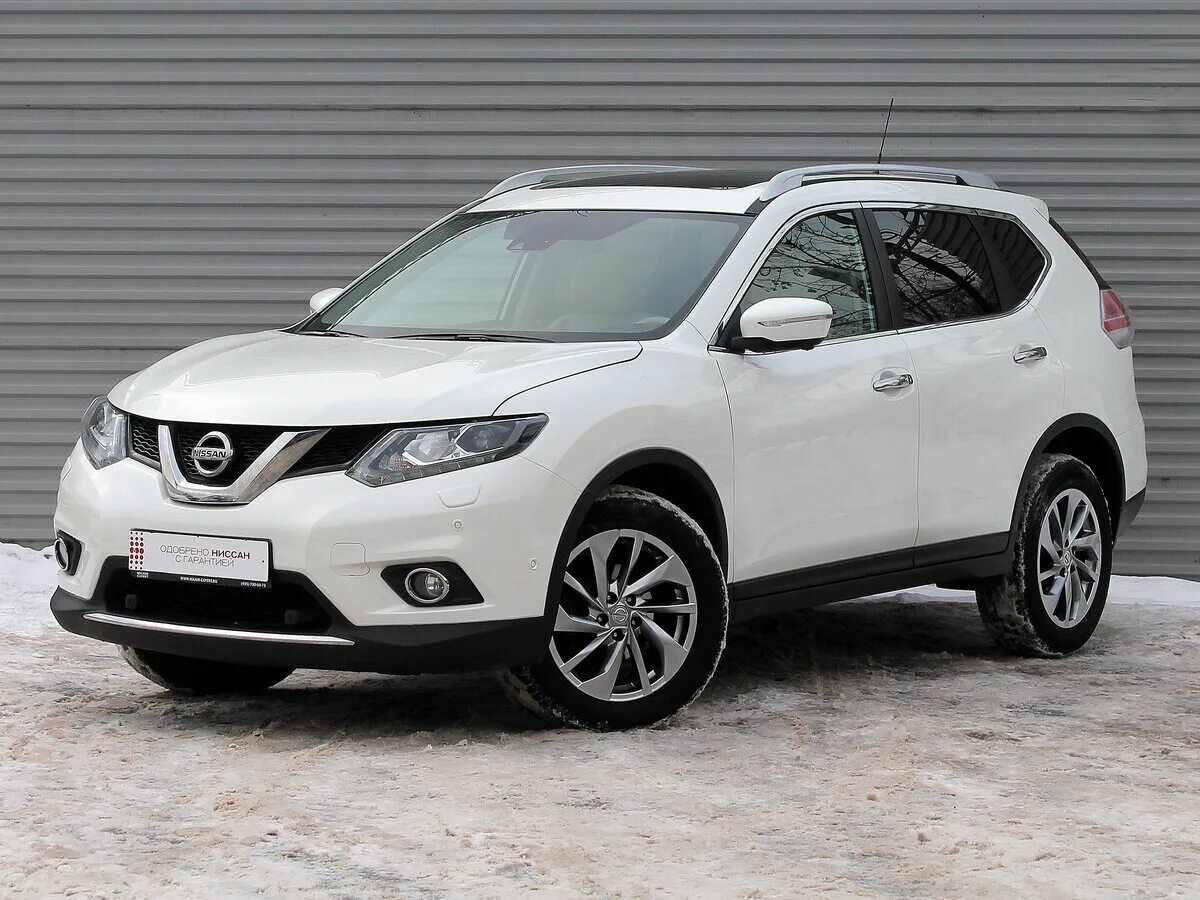 Ниссан икстрейл белая фото Купить б/у Nissan X-Trail III 2.5 CVT (171 л.с.) 4WD бензин вариатор в Москве: б