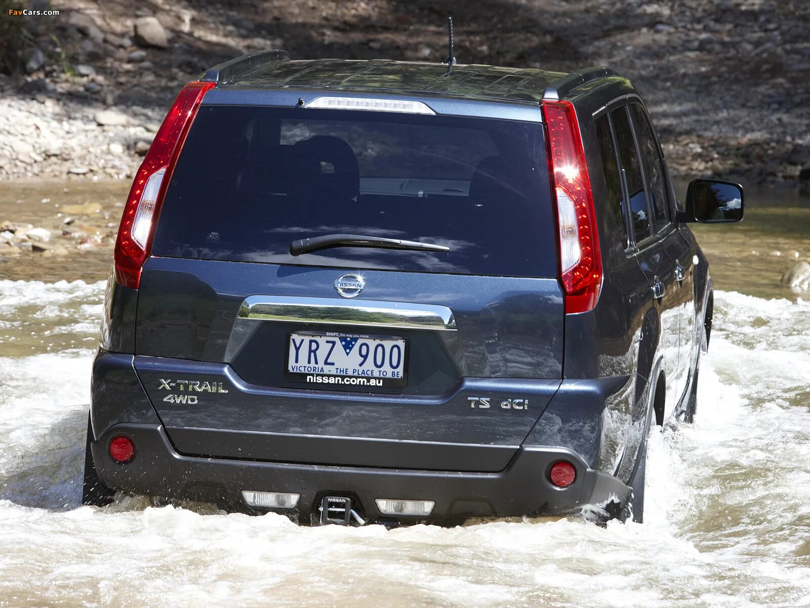 Ниссан икстрейл фото сзади Images of Nissan X-Trail AU-spec (T31) 2010 (1600x1200)